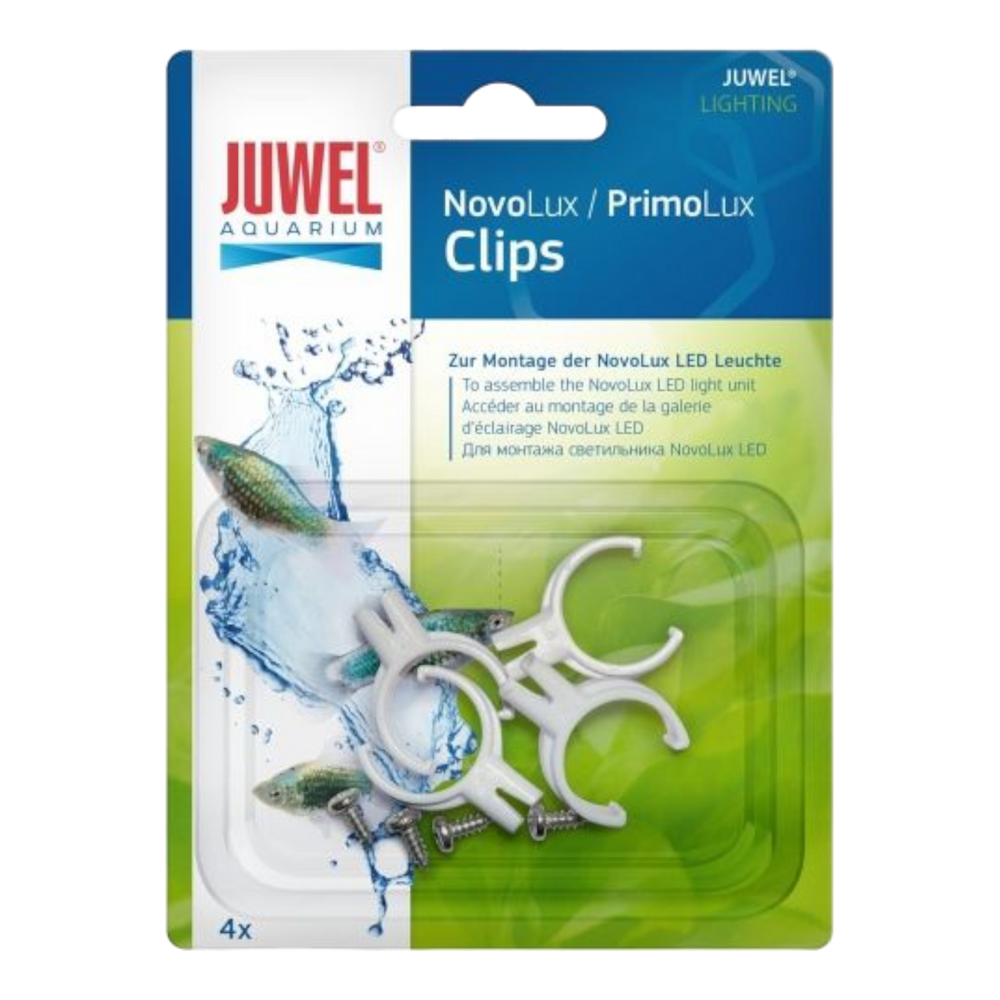 Novolux/Primolux LED Clips (4 Stück) - AQUAWORLD.AT, Erfolgreich durch Fachliche Beratung