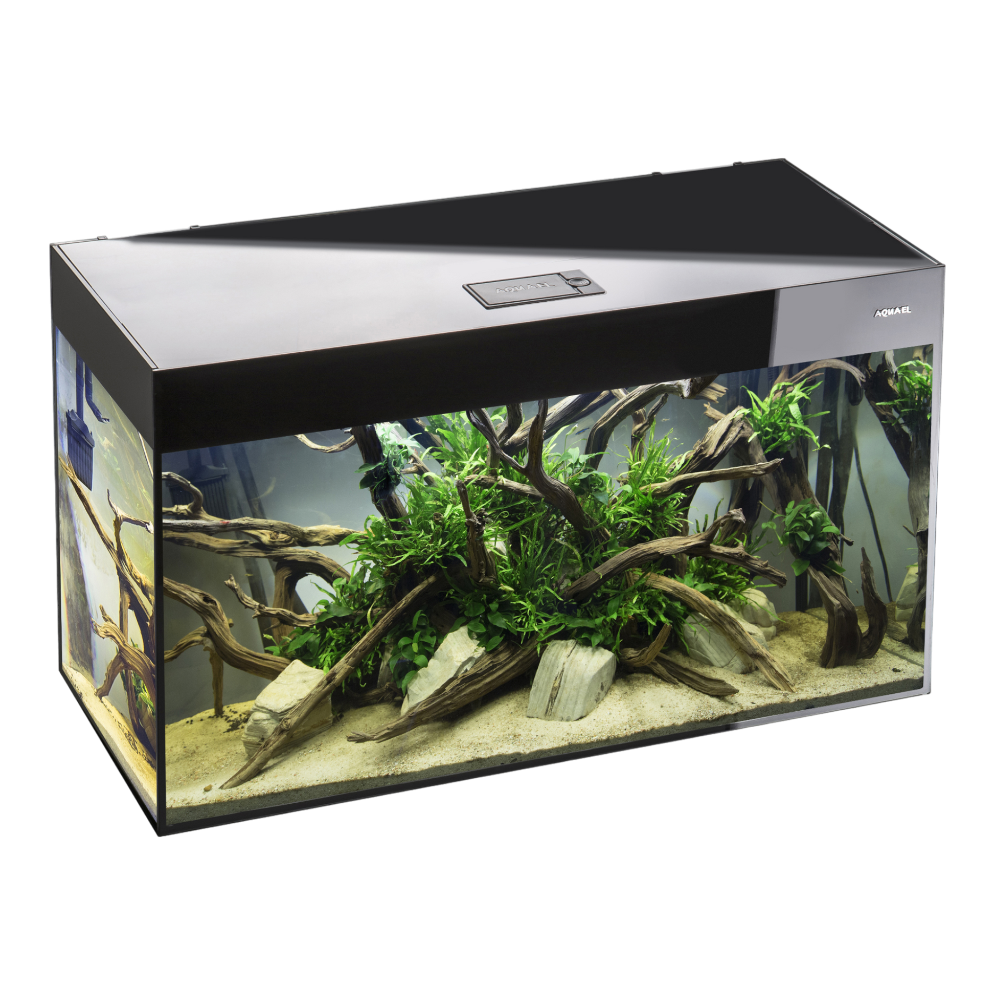 GLOSSY Set 100 D&N schwarz Aquarium - AQUAWORLD.AT