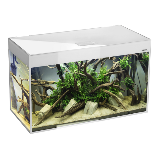 GLOSSY Set 100 D&N weiß Aquarium - AQUAWORLD.AT